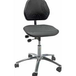 Arbejdsstol Comfort ESD, PU-sæde