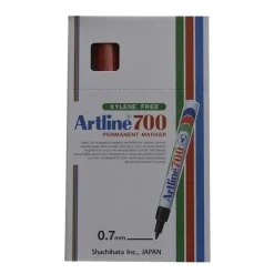 Artline 700 - Permanent rød marker 0,7 mm - 12 stk
