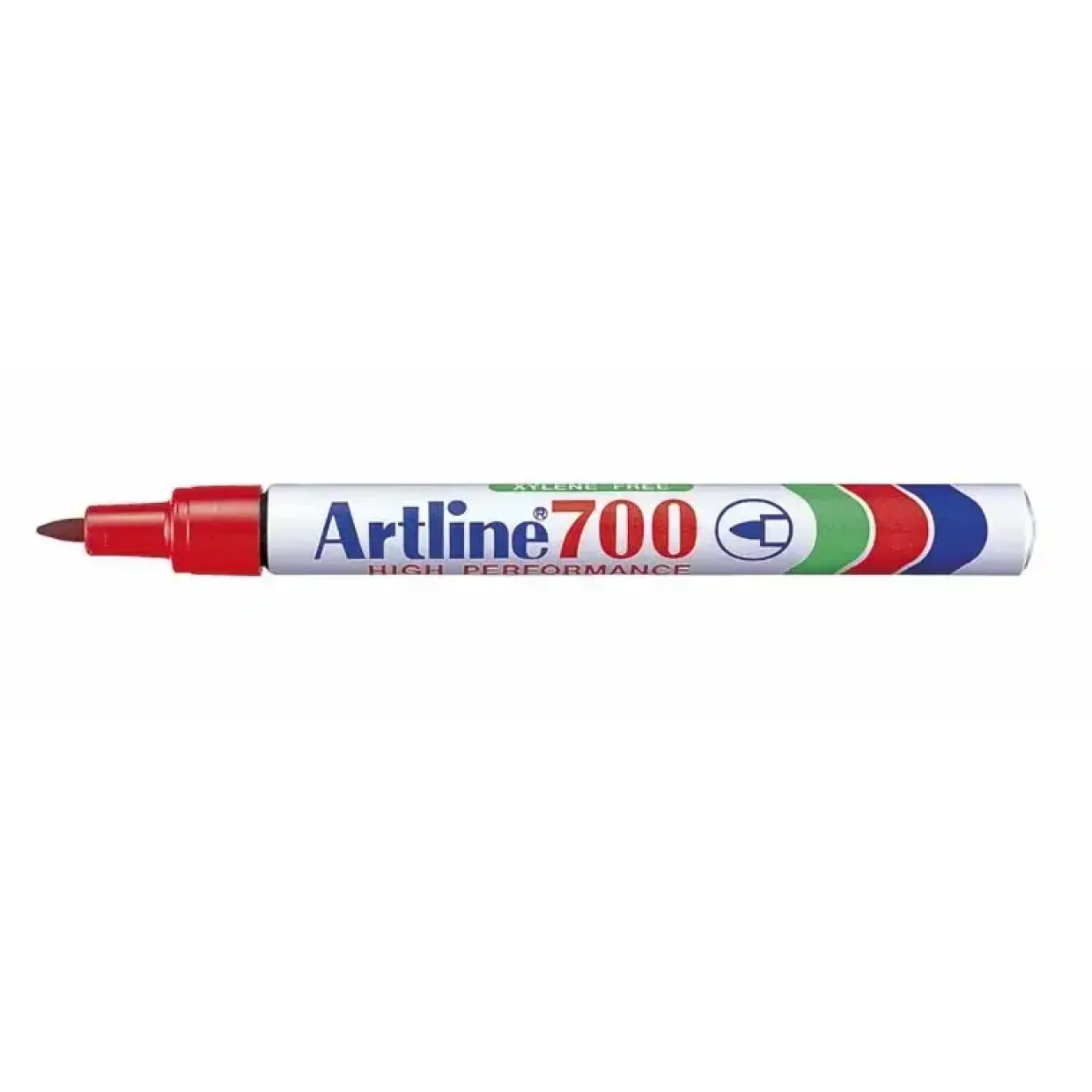 Artline 700 - Permanent rød marker 0,7 mm - 12 stk