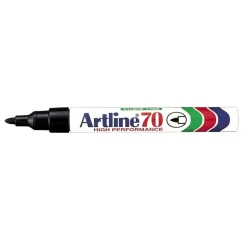 Artline 70 Sprittusch - Rund sort 1,5 mm spids - 12 stk