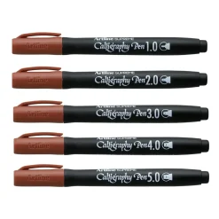 Artline Supreme Kalligrafi Pen 5 set sepia