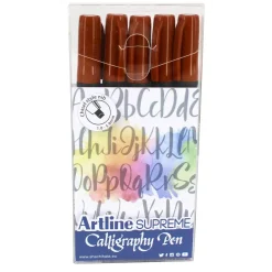 Artline Supreme Kalligrafi Pen 5 set sepia