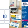 Avery etiketter C32016-25 - Visitkort laser satin 220g - 250 stk