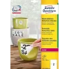 Avery etiketter Laseretiket stærk aftagelig 210x148mm 20 ark á 40stk