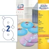 Avery etiketter L7676 - CD Laserlabel 2 pr. ark Ø: 117 mm - 25 ark