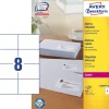 Avery etiketter L7183 - Laser etiket 8 pr. ark 105 x 74 mm - 100 ark