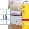 Avery etiketter L7163 - Laser etiketter 14 pr. ark 99,1 x 38,1 mm - 100 ark