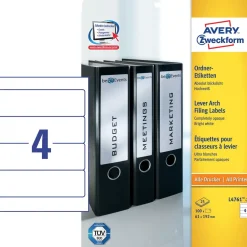 Avery etiketter L4761-25 - Rygetiket 192 x 61 mm - 25 ark