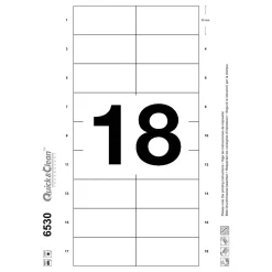 Avery Indstik t/navneskilte printbare 65x30mm (180)