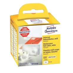 Avery universaletiket på rulle 70x54mm (320)