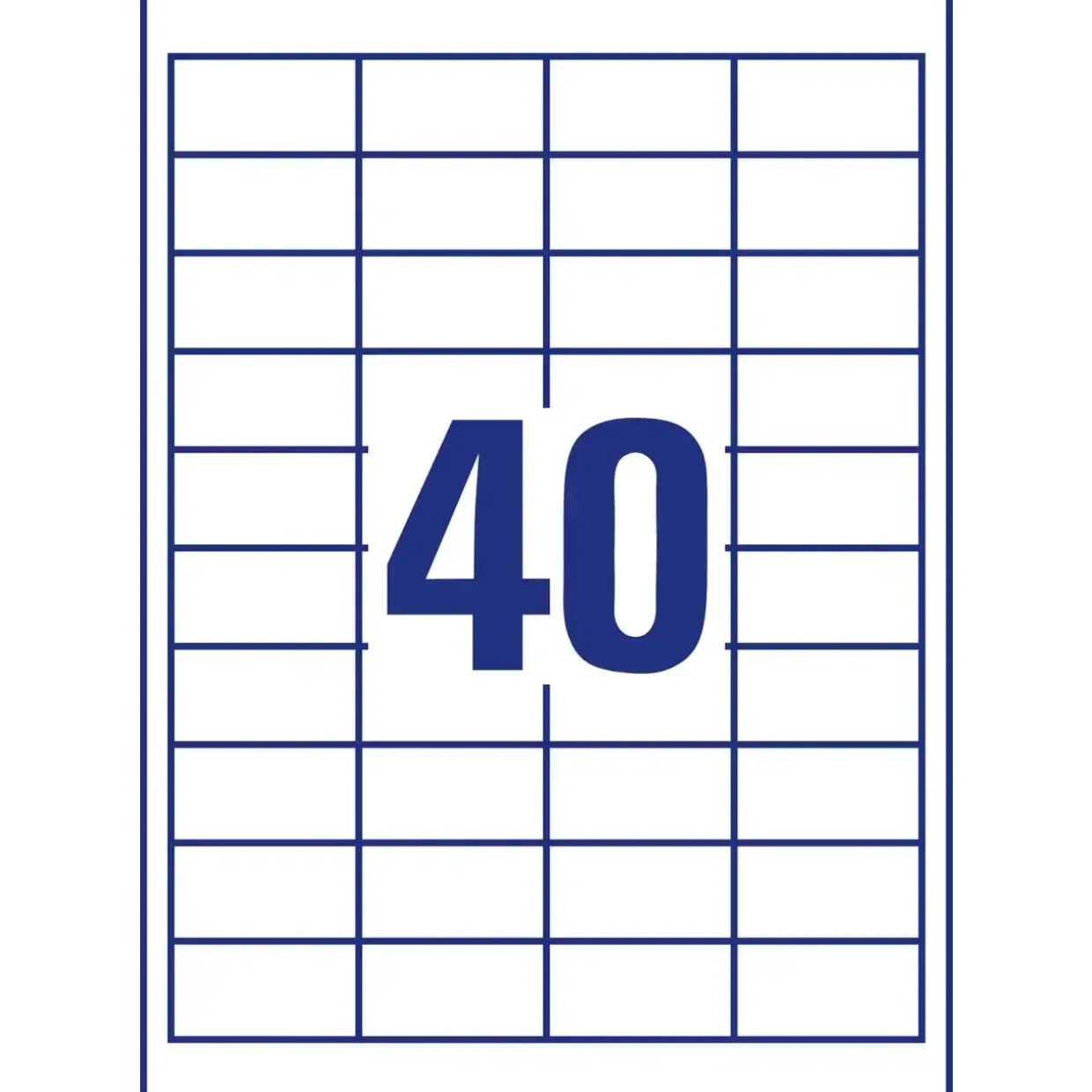 Avery Universaletiketter 48,5x25,4mm Promotion (2600)