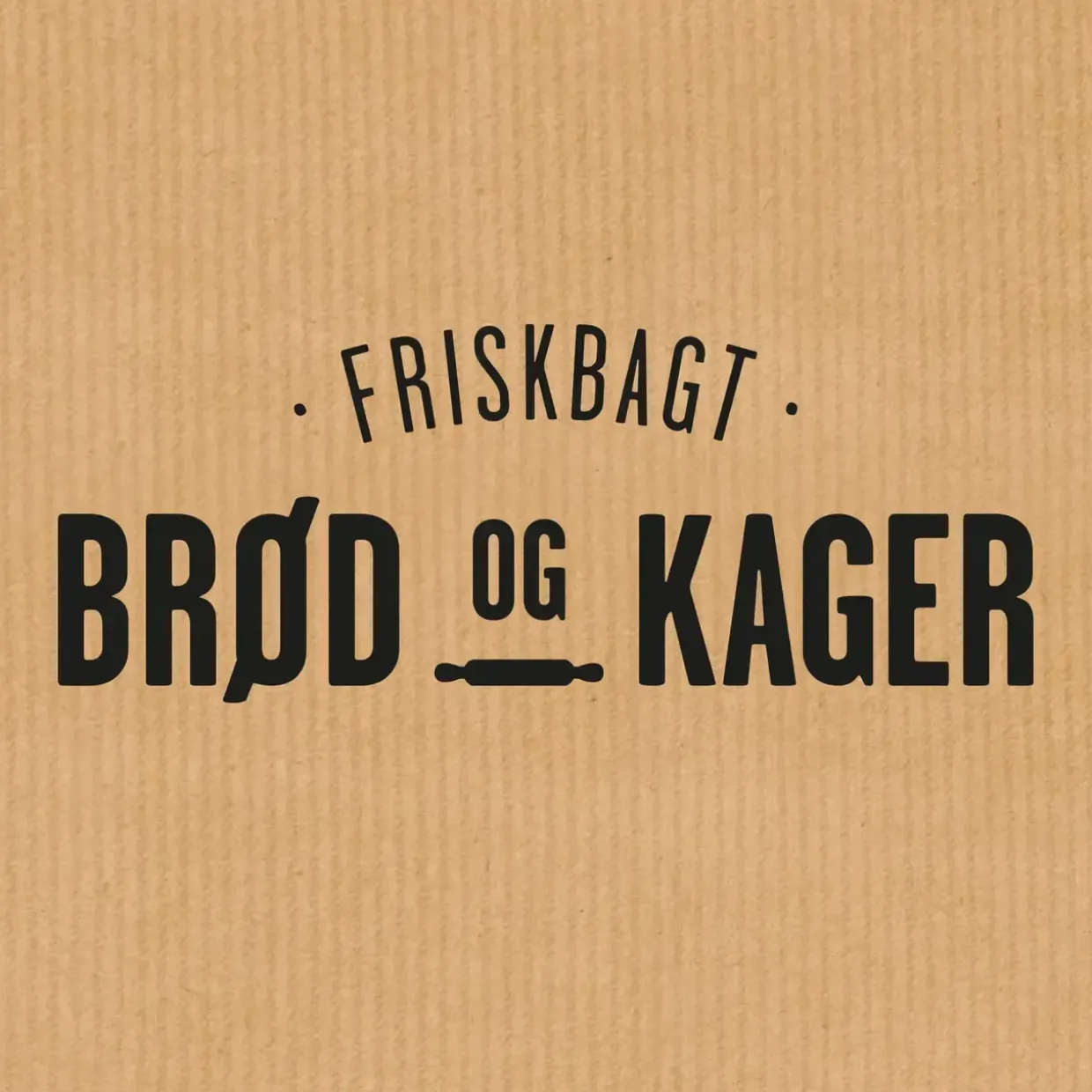 Bagerpose 1,5 kg ribbet brun Friskbagt brød og kager - 1000 stk