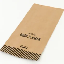 Bagerpose – Medium – Papir – Med sidefals – 500 stk