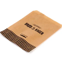 Bagerposer 0,5 kg ribbet brun Friskbagt brød og kager - 1000 stk
