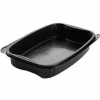 Bakke Bistro 1-rum 980ml L254xB174xH42mm PP Sort - 6 ps x 50 stk/krt