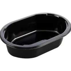 Bakke, C 1177-1A , 17,6x11,5x4,5cm, 525 ml, sort, CPET, 1-rums, 525 ml, menuserie, biret - 864 stk