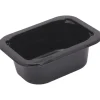 Bakke, C 2099-1A, 9,9x7,4x3,5cm, 130 ml, sort, CPET, 1-rums, standard serie, biret - 2112 stk