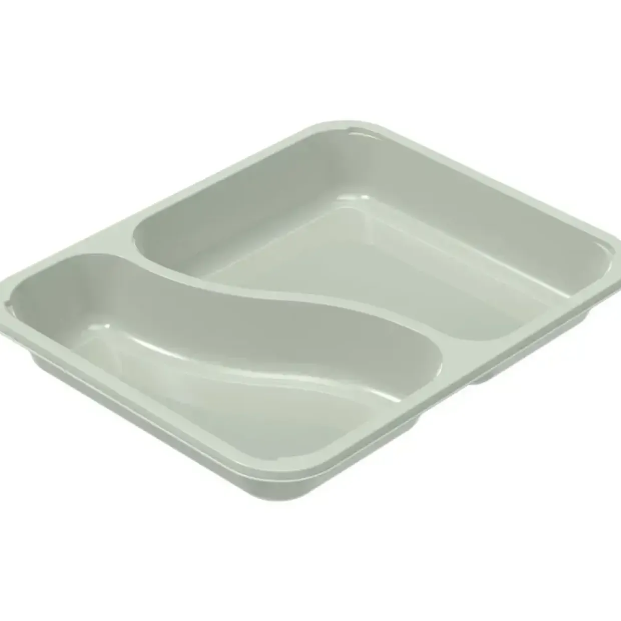 Bakke C 2227- 2C 22,7x17,8x3cm evolve CPET 2-rums 320|500 ml standard serie hovedret - 400 stk