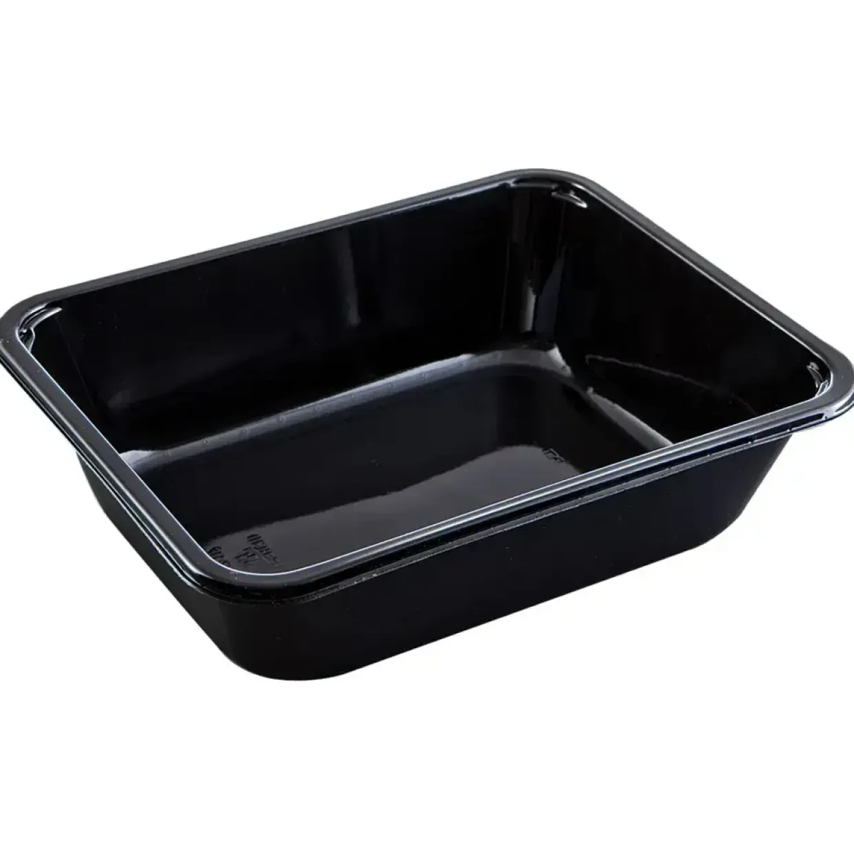 Bakke, C 2227-1F, 22,7x17,8x6cm, 1660 ml, sort, CPET, 1-rums, 1660 ml, standard serie, hovedret - 336 stk