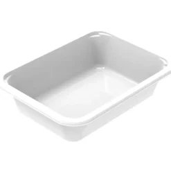 Bakke, C 2187-1G, 18,7x13,7x4,6cm, 765 ml, hvid, CPET, 1-rums - 456 stk
