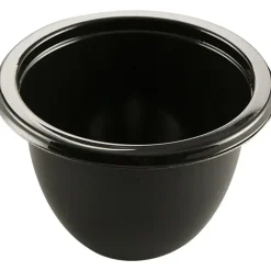 Bakke, 6cm, Ø9,5cm, 215 ml, sort, CPET, 1-rums - 1536 stk