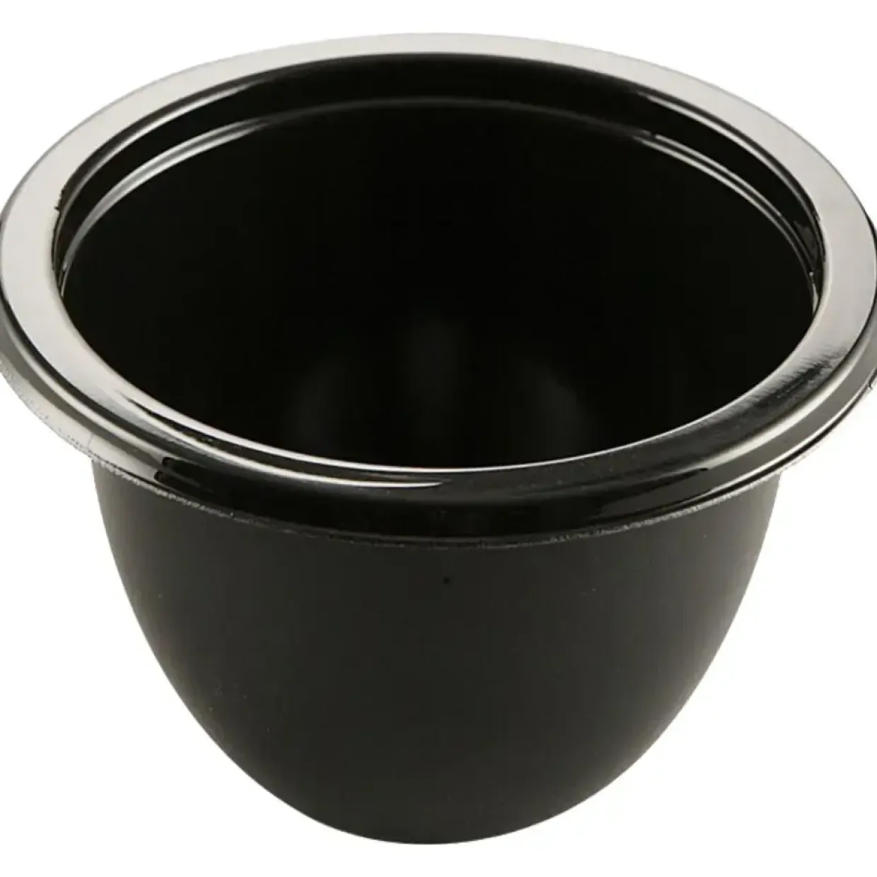 Bakke, 6cm, Ø9,5cm, 215 ml, sort, CPET, 1-rums - 1536 stk