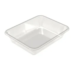 Bakke 1-rum 2227-1D 1415ml L227xB178xH50mm APET klar - 344 stk/krt