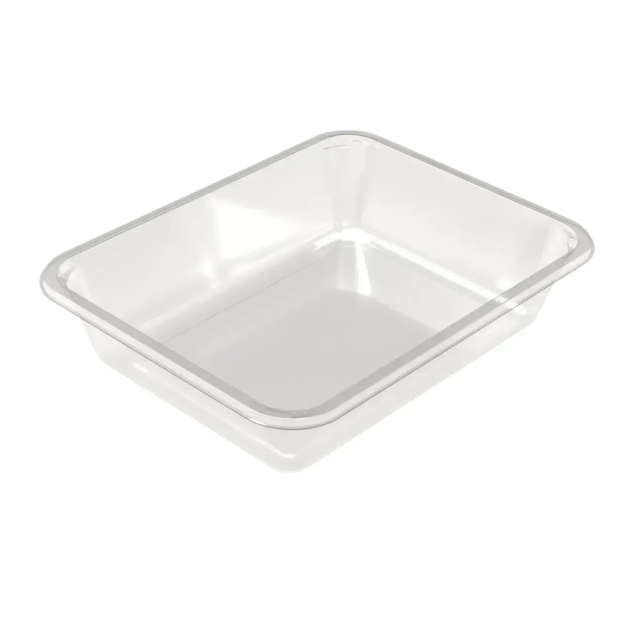 Bakke 1-rum 2227-1D 1415ml L227xB178xH50mm APET klar - 344 stk/krt