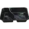 Bakke 2 rum 2227-2F CPET sort 227x178x43 mm - 360 stk/krt