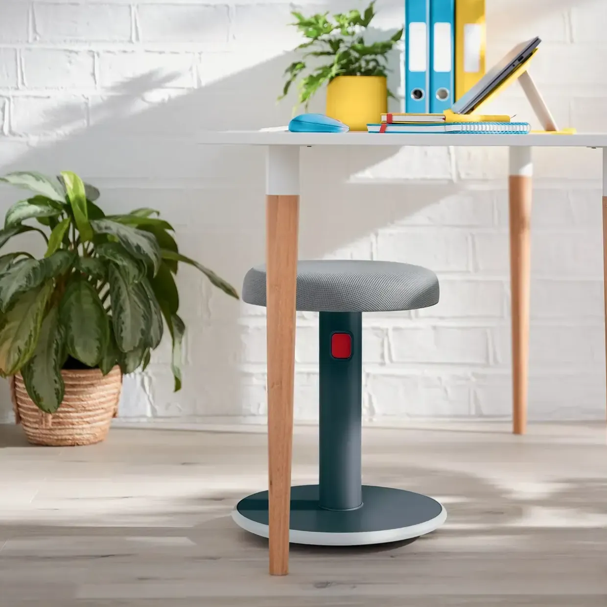 Balancestol - Leitz Ergo - Sid-stå Cosy - Grå