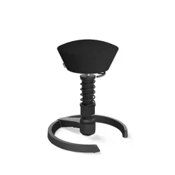 Balancestol - Swopper uden hjul - Comfort+ - Sort - 560-760 mm siddehøjde