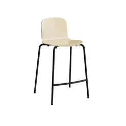 Barstol ADD Birk laminat, sorte ben