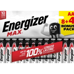 Batteri AA Energizer MAX AA/E91 - 12 stk