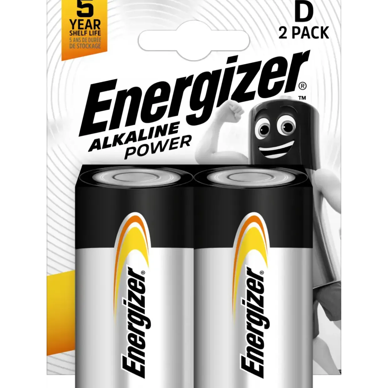 Batteri D Energizer Power LR20 - 2 stk