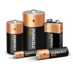 Batteri Duracell Plus Power 9V alkaline 2stk|pak