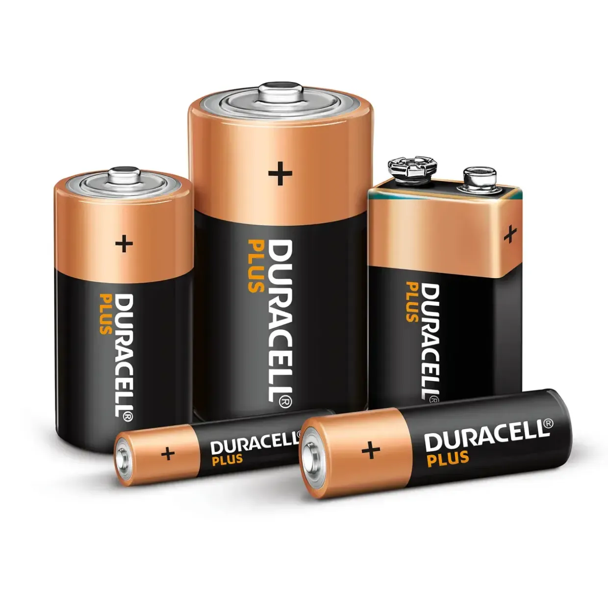 Batteri Duracell Plus Power 9V alkaline 2stk|pak
