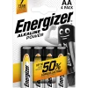 Batterier AA Energizer Power LR6 - 4 stk