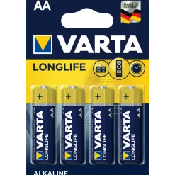 Batterier AA, Varta Longlife - 4 stk