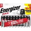 Batterier – Energizer Max AA E91 – 20 stk