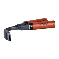 Batterier - Rollei AA Li-Ion med USB-C (4-Pack)