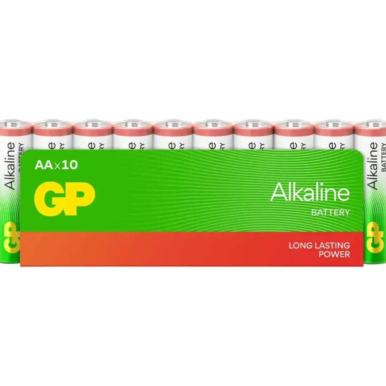 Batteri, GP Red, Alkaline, AA, 10-pak