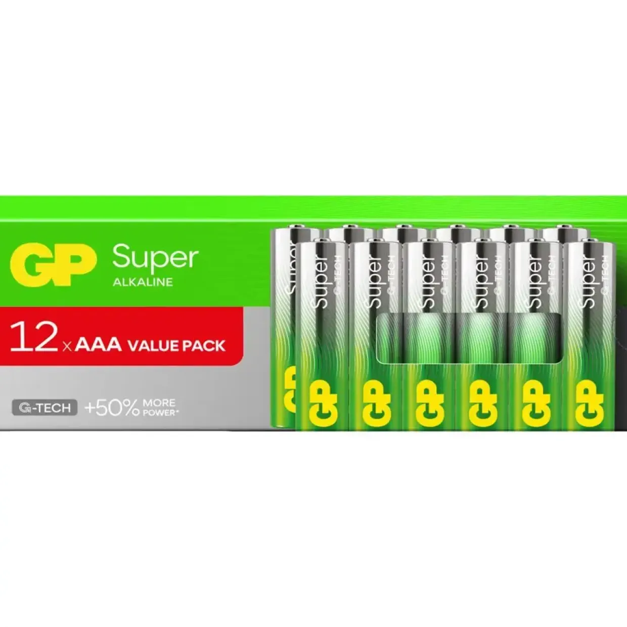 Batteri GP Super Alkaline AAA 12-pak