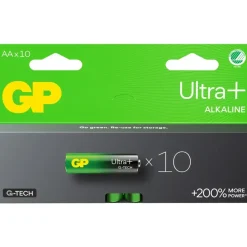 Batteri, GP Ultra Plus, Alkaline, AA, 10-pak - 10 stk