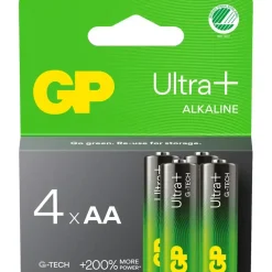 Batteri GP Ultra Plus Alkaline AA 4-pak - 4 stk