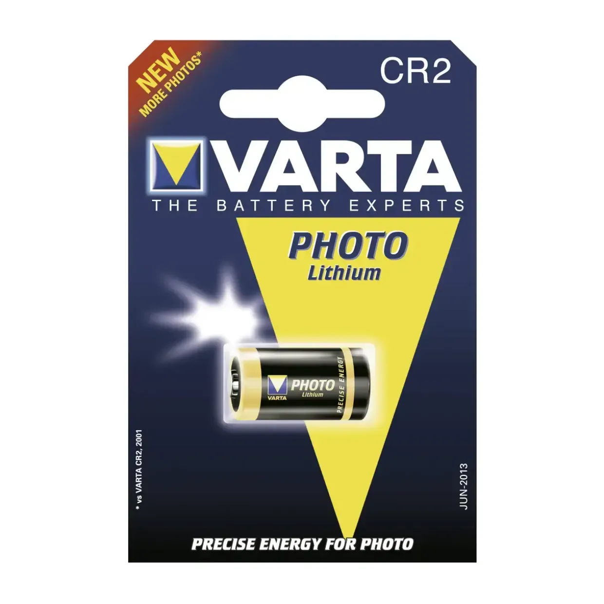 Batteri Lithium photo Varta - CR 2 3,0V 920 mAh