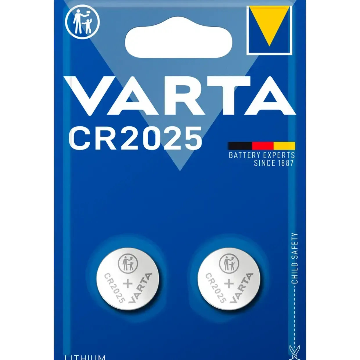 Batteri Varta Electronic CR2025 2 stk. pr. pakke
