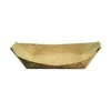 Båd bakke 90x45x20 mm Bambus natur - 10 ps x 100 stk/krt