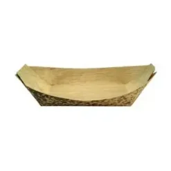 Båd bakke 90x45x20 mm Bambus natur - 10 ps x 100 stk/krt