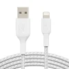 Belkin USB-A to Lightning Braided White (2m)