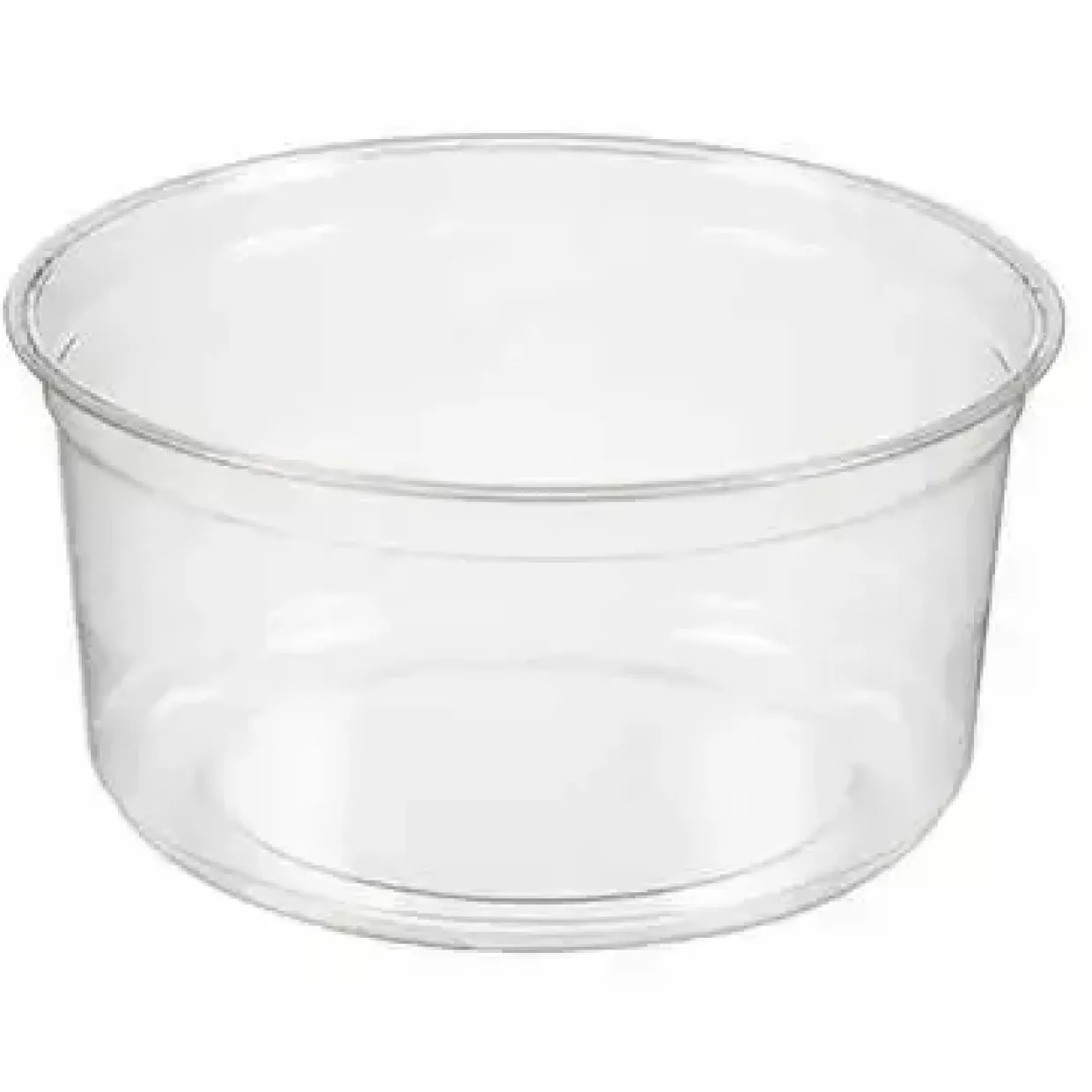 Bæger Deli 300 ml 12 oz Ø117x54 mm Rund RPET Klar - 10 ps x 50 stk/krt